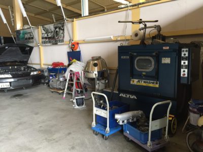 プロストックレーシング様にご挨拶