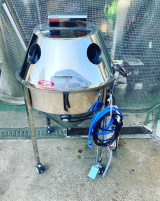 宮城県仙台市のミニ専門店シルバークラウド様に当社オリジナルウェットブラストマシンRebornスラント5PSをお買い求め頂きました