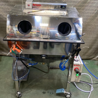 当社オリジナルウェットブラストマシンRebornに新たなレパートリーを開発中