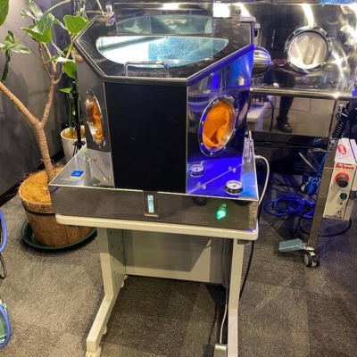 3Dプリンターのサポート除去用の小型Rebornの卓上型試作機