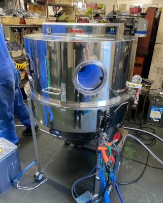 加古川市のトラック部品リビルト会社の大興ヂーゼル工業株式会社様にRebornストレートスペシャルタイプのデモに伺いました